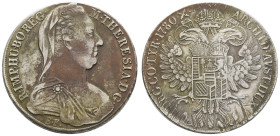 bis 1799 Habsburg
Maria Theresia, 1740-1780 Taler 1780 (1815-1828) Mailand Beläge, Kratzer und Randfehler Hafner 36a 27.65 g. ss