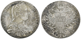 bis 1799 Habsburg
Maria Theresia, 1740-1780 Taler 1780 (1817-1833) Venedig Kratzer und Randfehler Hafner 37a 27.66 g. ss