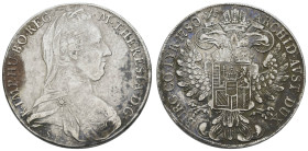 bis 1799 Habsburg
Maria Theresia, 1740-1780 Taler 1780 (1817-1833) Venedig Kratzer, Beläge und Randfehler Hafner 37a 27.53 g. s