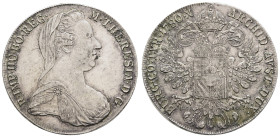 bis 1799 Habsburg
Maria Theresia, 1740-1780 Taler 1780 (1795-1803) Wien Kratzer und Beläge Hafner 19a 28.00 g. ss