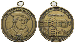 Sonstige Medaillen Personenmedaillen
Luther 1986 tragbare Messingmedaille anlässlich des 100jährigen Bestehens des Martin-Luther-Krankenhauses Watten...