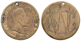 Sonstige Medaillen Personenmedaillen
Wilhelm II. König von Preußen 1888-1918 Bronzetoken, Porträt und Legende entspricht den Silber- und Goldmünzen d...