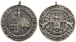 Sonstige Medaillen Thematik
Schützen 1925 Tannenberg, Silbermedaille auf das Gauschießen der Schützengilde Mohrungen, leichte Rf., Trageöse 18.84 g. ...