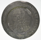 Sonstiges
 Zinnteller Sachsen, 1640, SAROM.IMP.ARC-HIM.ET ELECT, Wappen unter obenstehender Krone, Durchmesser: 240 mm., 408 g., leicht korrodiert, s...