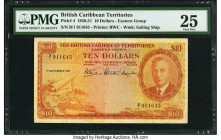 British Caribbean Territories Currency Board 10 Dollars 1.9.1951 Pick 4 PMG Very Fine 25. Minor erasure. 

HID09801242017

© 2022 Heritage Auctions | ...