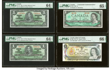 Canada Bank of Canada Group Lot of 7 Examples PMG Gem Uncirculated 66 EPQ (3); Gem Uncirculated 65 EPQ (2); Choice Uncirculated 64 EPQ (2). BC-45a is ...