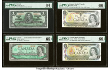 Canada Bank of Canada Group Lot of 7 Examples PMG Superb Gem Unc 67 EPQ; Gem Uncirculated 66 EPQ (3) Gem Uncirculated 65 EPQ (2); Choice Uncirculated ...
