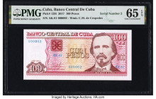 Serial Number 2 Cuba Banco Central de Cuba 100 Pesos 2017 Pick 129i PMG Gem Uncirculated 65 EPQ. 

HID09801242017

© 2022 Heritage Auctions | All Righ...