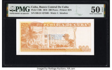Offset Printing Error Cuba Banco Central de Cuba 200 Pesos 2018 Pick 130b PMG About Uncirculated 50 EPQ. 

HID09801242017

© 2022 Heritage Auctions | ...