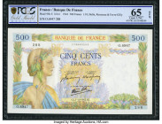 France Banque de France 500 Francs 1.10.1942 Pick 95d PCGS Gold Shield Gem UNC 65 OPQ. 

HID09801242017

© 2022 Heritage Auctions | All Rights Reserve...