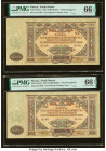 Russia Government Treasury Notes 10,000 Rubles 1919 Pick S425a Three Examples PMG Gem Uncirculated 66 EPQ (3). 

HID09801242017

© 2022 Heritage Aucti...