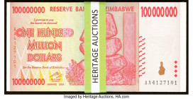 Zimbabwe Reserve Bank of Zimbabwe 100 Million Dollars 3.12.2008 Pick 80 One Hundred Examples Crisp Uncirculated. 

HID09801242017

© 2022 Heritage Auc...