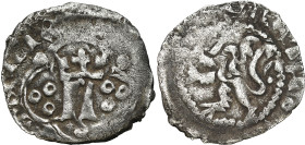 Medieval coins 
POLSKA / POLAND / POLEN / SCHLESIEN

Ludwik Węgierski (1370-1382). Kwartnik ruski - RARITY R5 

Aw.: Ukoronowana litera L, w polu...