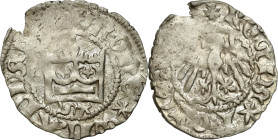 Medieval coins 
POLSKA / POLAND / POLEN / SCHLESIEN

Władysław Jagiełło (1386-1434). Half Grosz (Groschen) (1/2 groschen), Krakow / Cracow - litery...