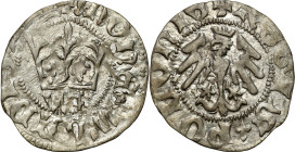 Medieval coins 
POLSKA / POLAND / POLEN / SCHLESIEN

Władysław Jagiełło (1386-1434). Half Grosz (Groschen) (1/2 groschen) koronny (1416-1422), Krak...
