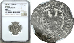 Medieval coins 
POLSKA / POLAND / POLEN / SCHLESIEN

Kazimierz IV Jagiellończyk (1446-1492). Szelag (Schilling), Danzig NGC MS61 - VERY NICE 

Aw...