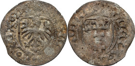 Medieval coins 
POLSKA / POLAND / POLEN / SCHLESIEN

Kazimierz IV Jagiellończyk (1446-1492). Szelag (Schilling), Danzig 

Aw.: Tarcza z ukoronowa...