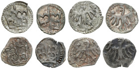 Medieval coins 
POLSKA / POLAND / POLEN / SCHLESIEN

Władysław III Warneńczyk (1434-1444) i Kazimierz IV Jagiellończyk (1446-1492). Denar, Krakow /...