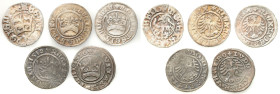 Medieval coins 
POLSKA / POLAND / POLEN / SCHLESIEN

Jan I Olbracht, Ludwik i Alexander Jagiellończyk, Zygmunt I Stary. Half Grosz (Groschen) (1/2 ...