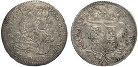 Modena, Francesco I d'Este (1629-1658), Scudo da 103 Soldi, RR MIR-762 Ag mm 43 g 24,97 alcuni segnetti ma esemplare piacevole e ben coniato che perme...