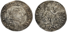 Modena, Francesco I d'Este (1629-1658), 2 Lire s.d., RRR MIR-769/1 Ag mm 31 g 8,94 MB-BB