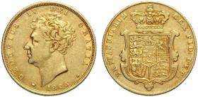 Great Britain, George IV (1820-1830), Sovereign 1826, Au mm 22 BB