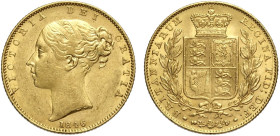Great Britain, Victoria (1837-1901), Shiled Sovereign 1846, Au mm 22 BB-SPL