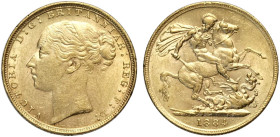 Great Britain, Victoria (1837-1901), Sovereign 1884, Au mm 22 SPL