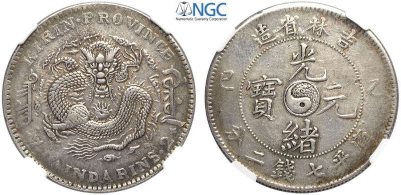 China Kirin, Kuang-Hsu (1875-1908), Dollar 1905, no rosettes L&M-557 Ag mm 38 in...