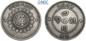 China Szechuan, Dollar year 1 (1912), Ag mm 39 g 25,44 in Slab NGC XF45 (cert. 5790828012)