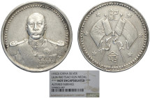 China, Republic, Tsao Kun "inauguration" silver Medal ND (1923), L&M-960 Ag mm 36 g 27,31 medaglia autentica con tracce di pulitura, NGC no Slab Alter...