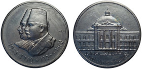 Egypt, Fouad I and Farouk I, 25th anniversary of the University Fouad I 1925-1950, Br mm 60 g 95,81 SPL+