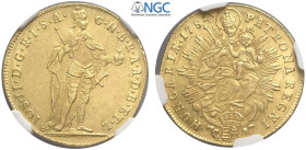 Hungary, Joseph II (1780-1790), Ducat 1784, Au mm 22 alta conservazione, in Slab NGC MS63 (cert. 5786048015)