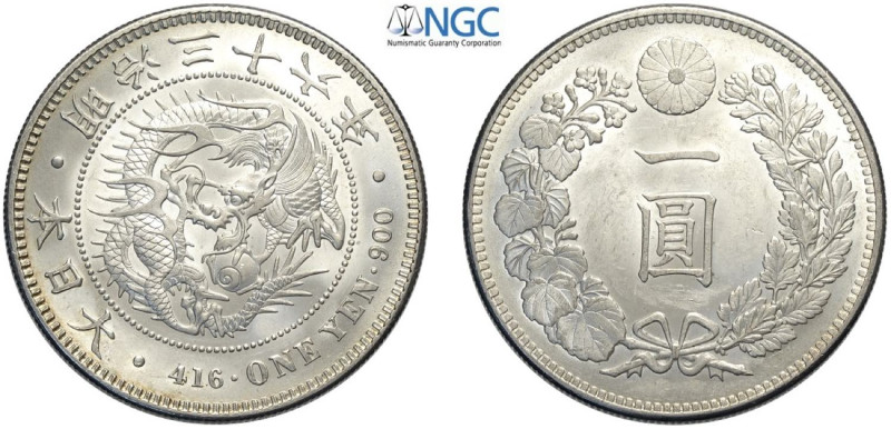 Japan, Mutsuhito (1867-1912), Yen year 36 (1903), Ag mm 38.1 di ottima qualità, ...