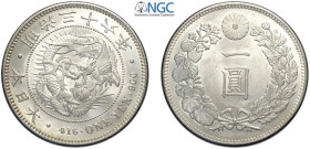 Japan, Mutsuhito (1867-1912), Yen year 36 (1903), Ag mm 38.1 di ottima qualità, in Slab NGC MS63 (cert. 5790828013)