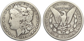 United States of America, Morgan Dollar 1895-S San Francisco, RR Ag mm 38,1 MB