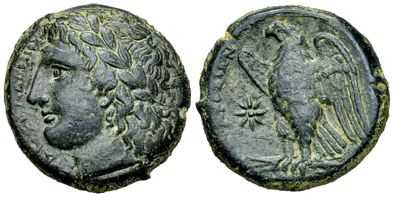 Syracuse AE21, 287-278 BC 

Sicily, Syracuse. Hiketas II (287-278 BC). AE21 (1...