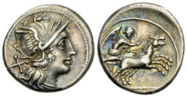 Anonymous AR Denarius, 157/156 BC