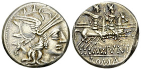 M. Iunius AR Denarius, 145 BC