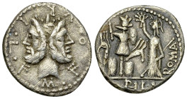 M. Furius L.f. Philus AR Denarius, 121 BC