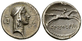 L Calpurnius Piso Frugi AR Denarius, 67 BC