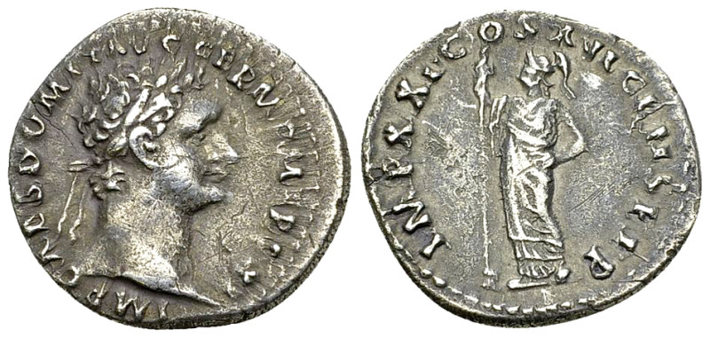 Domitianus AR Denarius, Minerva reverse 

Domitianus (81-96 AD). AR Denarius (...