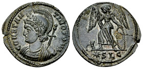 Constantinopolis commemorative AE Nummus, Lyons