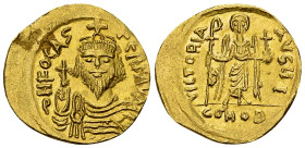 Phocas AV Solidus, Constantinopolis
