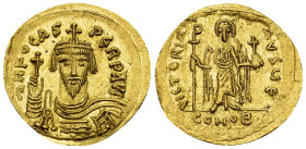 Phocas AV Solidus, Constantinopolis
