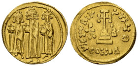 Heraclius AV Solidus, Constantinopolis