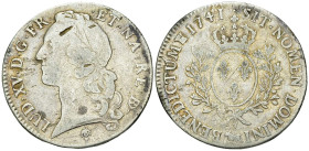 Louis XV, AR Ecu 1741, Pau