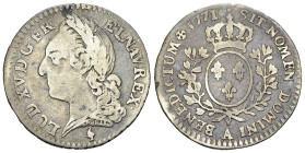 Louis XV, Ar 12 Sols 1771 A, Paris