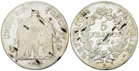 France, AR 5 Francs l'an 6 A, Paris