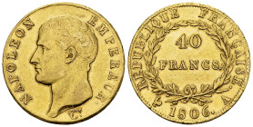 Napoléon I, AV 40 Francs 1806 A, Paris